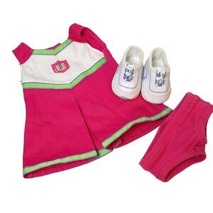 American Girl 18" Doll Clothes Campus Cheer Gear Outfit w Shoes 2011 Retired